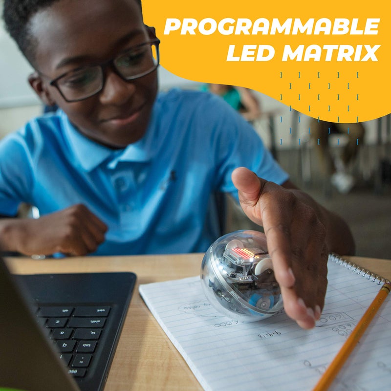 Sphero Bolt - Coding Robot Ball - Beginner to Advanced Programming - Ages 8+ - Learn to Code 3 Ways: Draw  Blocks  Javascript - Programmable Sensors - LED Matrix - Durable and Waterproof Design - Image 3